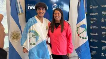 Laureano Ravagnan, el neuquino de 16 años que irá al Mundial de Karate